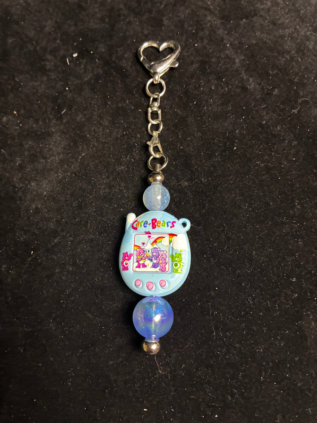Porte clé bisounours perles de verre ou résine LES MERVEILLES DE SONIA