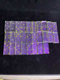 Jeux de dominos reflet violet LES MERVEILLES DE SONIA