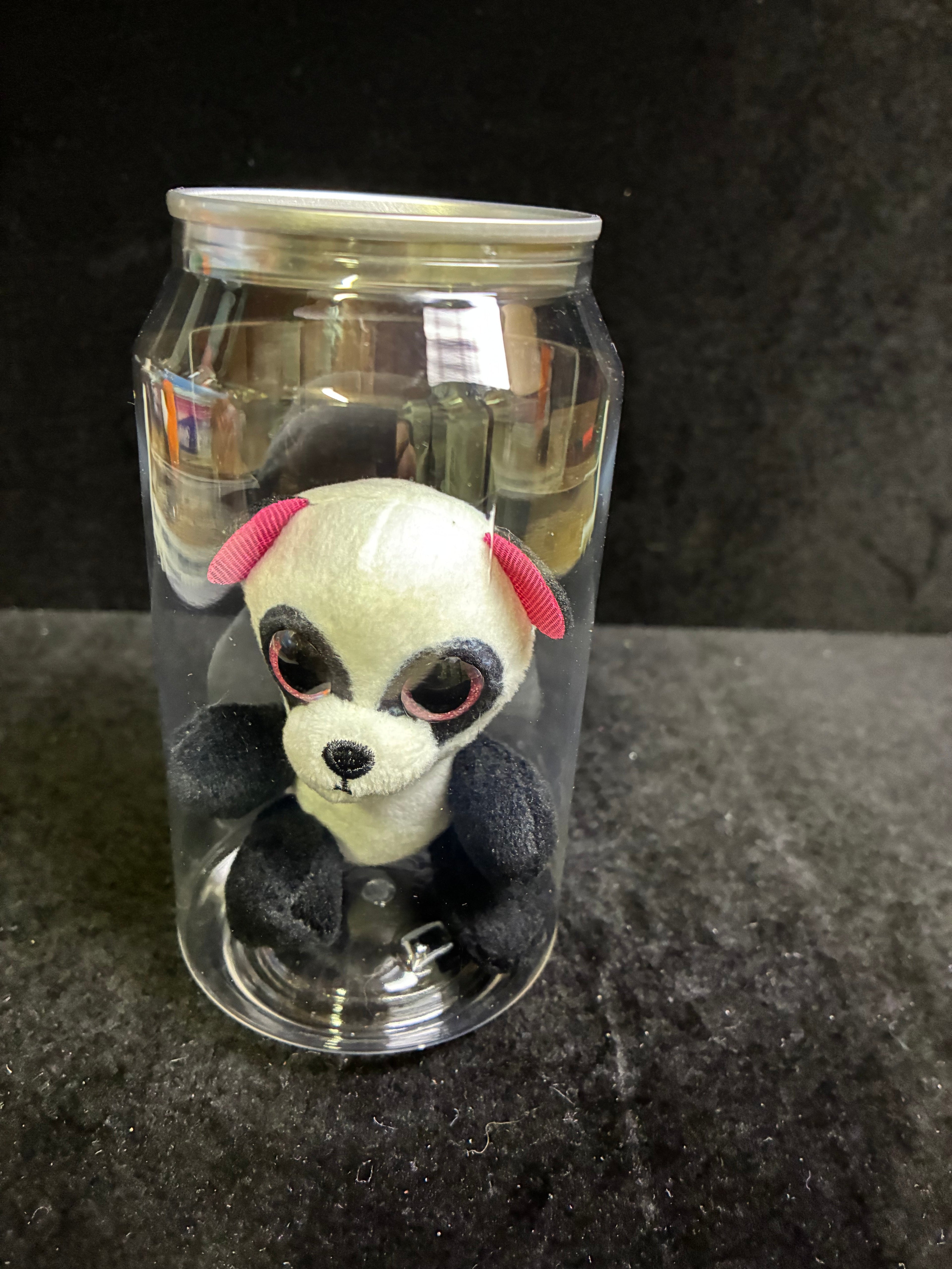 Canette panda LES MERVEILLES DE SONIA