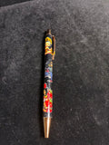Stylo pailletée noir Betty LES MERVEILLES DE SONIA