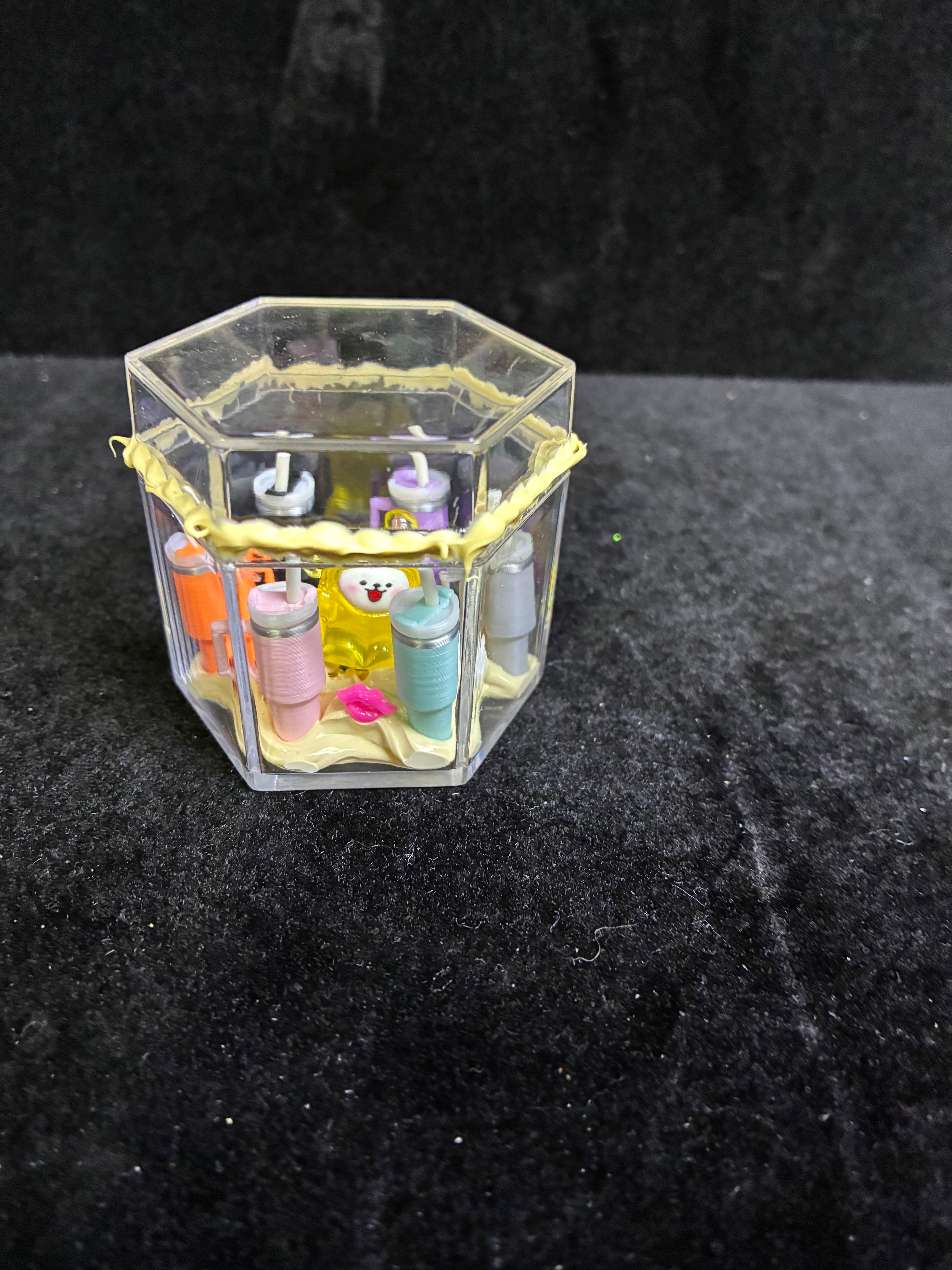 Boîte hexagonale tumblers LES MERVEILLES DE SONIA