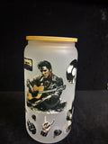Verre Elvis paille en verre LES MERVEILLES DE SONIA