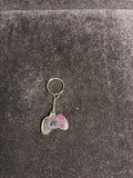 Porte clé manette rose et noire LES MERVEILLES DE SONIA