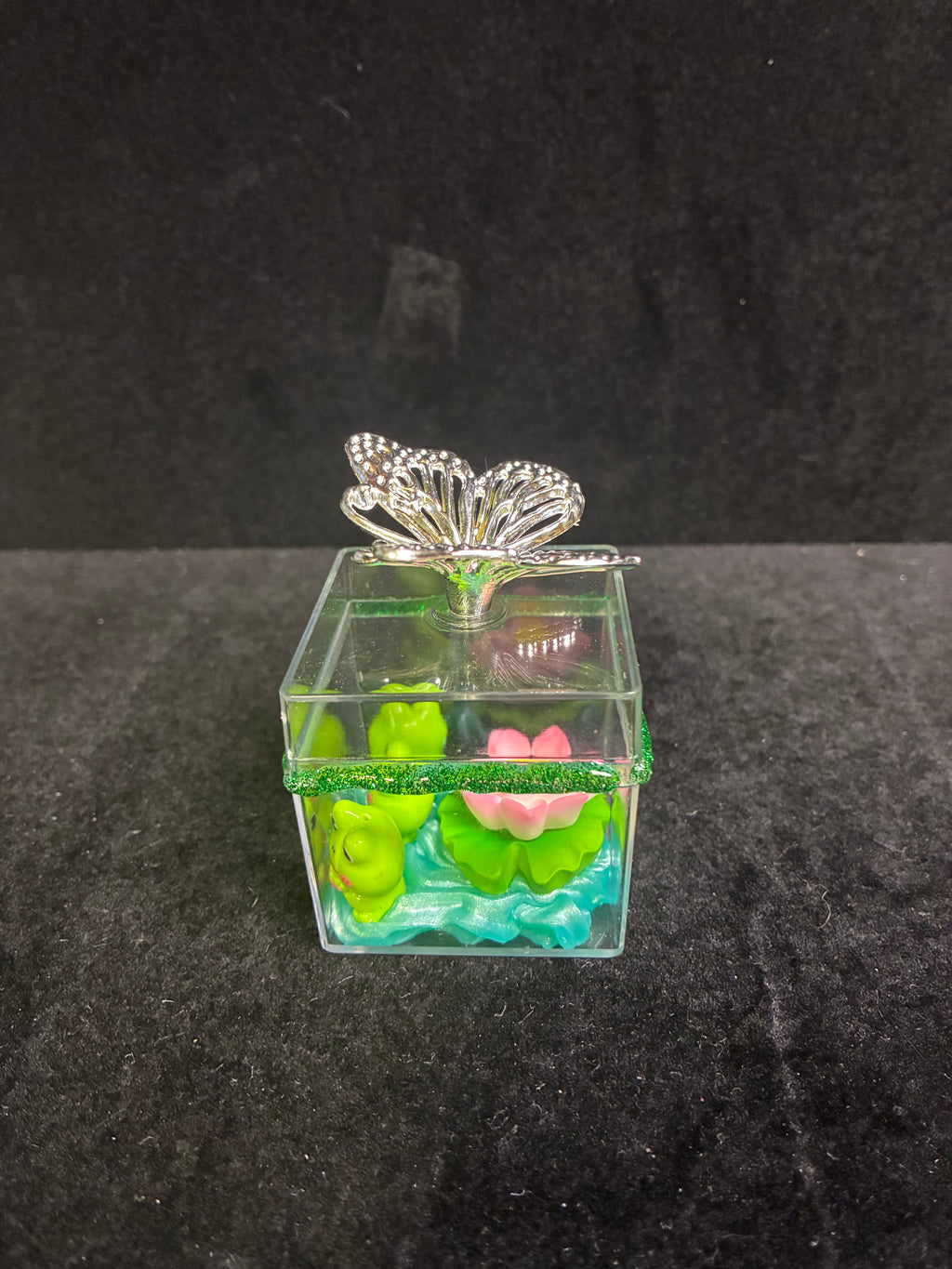Boîte papillon grenouille LES MERVEILLES DE SONIA