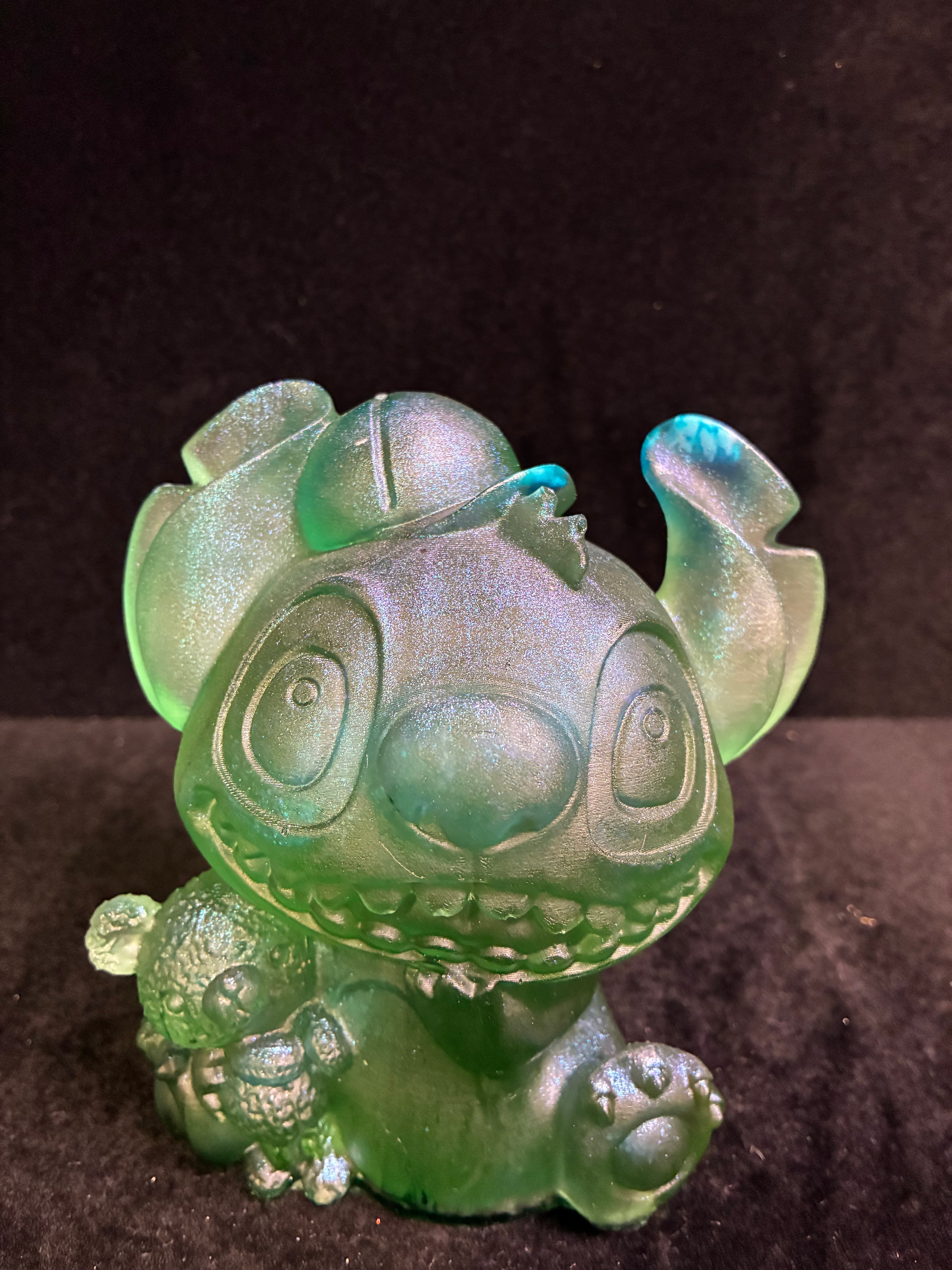 Stich vert oreilles bleu LES MERVEILLES DE SONIA