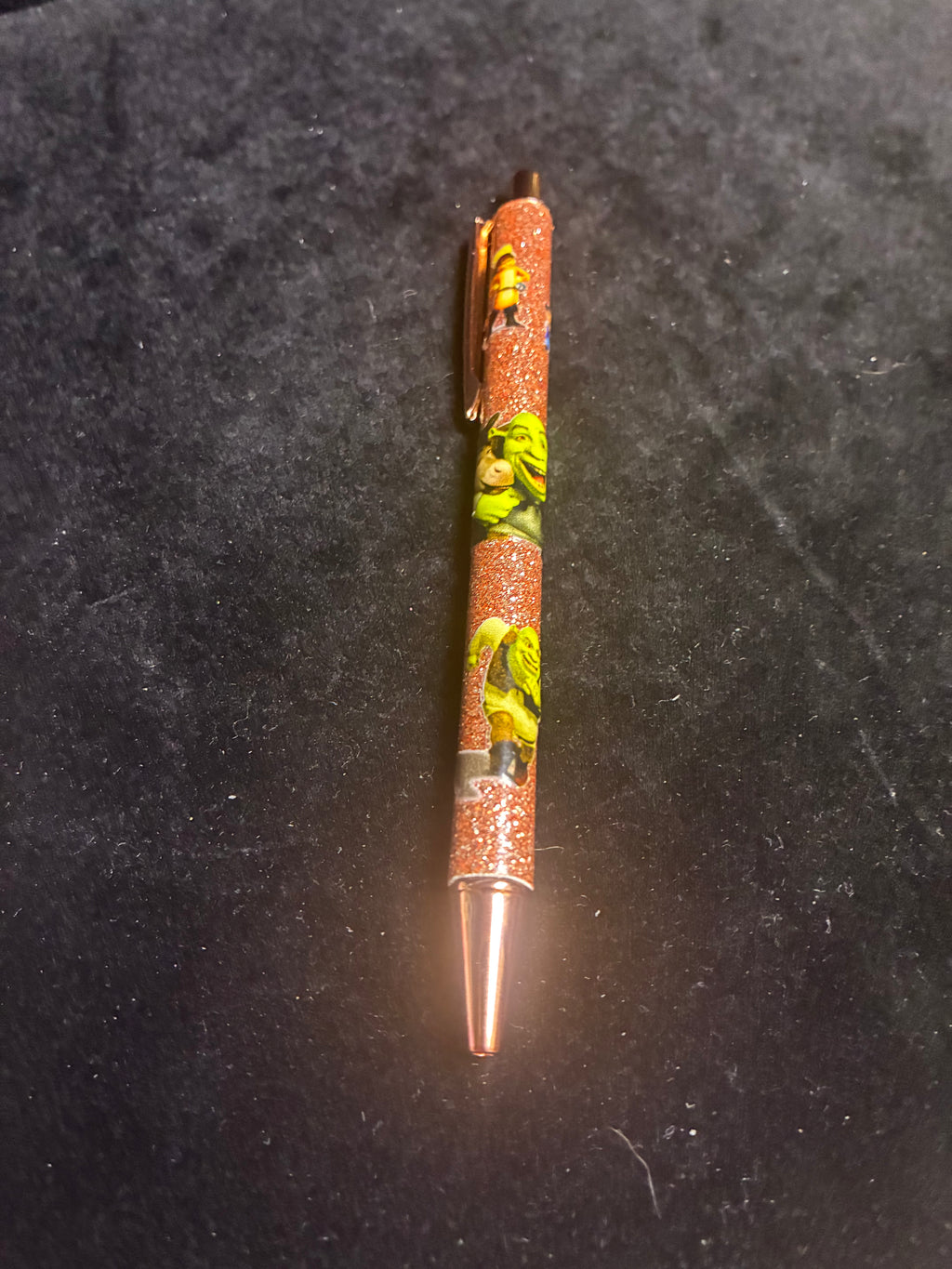 Stylo pailletée Shrek LES MERVEILLES DE SONIA