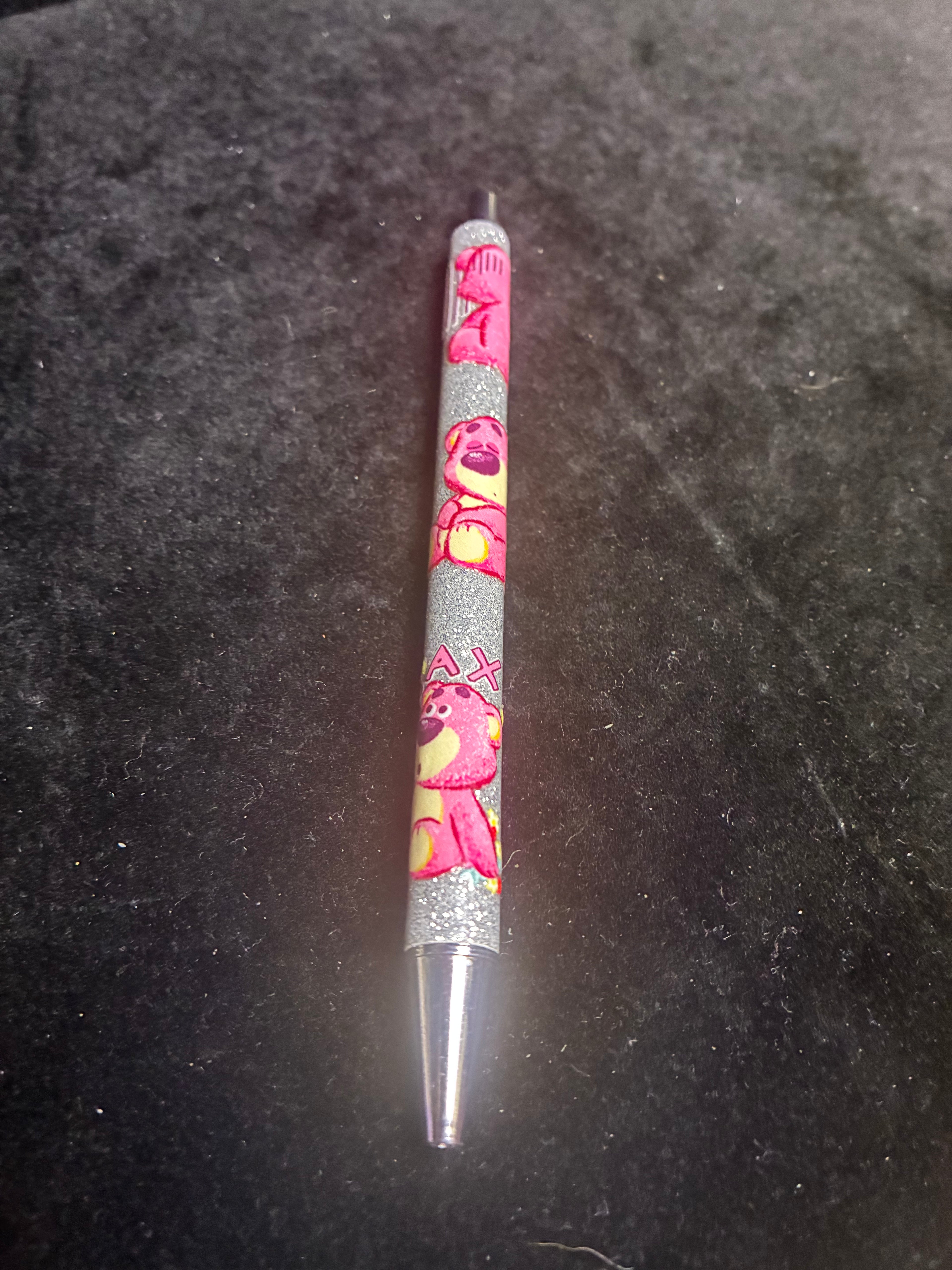 Stylo pailletée lotso LES MERVEILLES DE SONIA