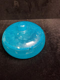 Cendrier bleu turquoise LES MERVEILLES DE SONIA