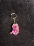 Porte clé ange fushia LES MERVEILLES DE SONIA