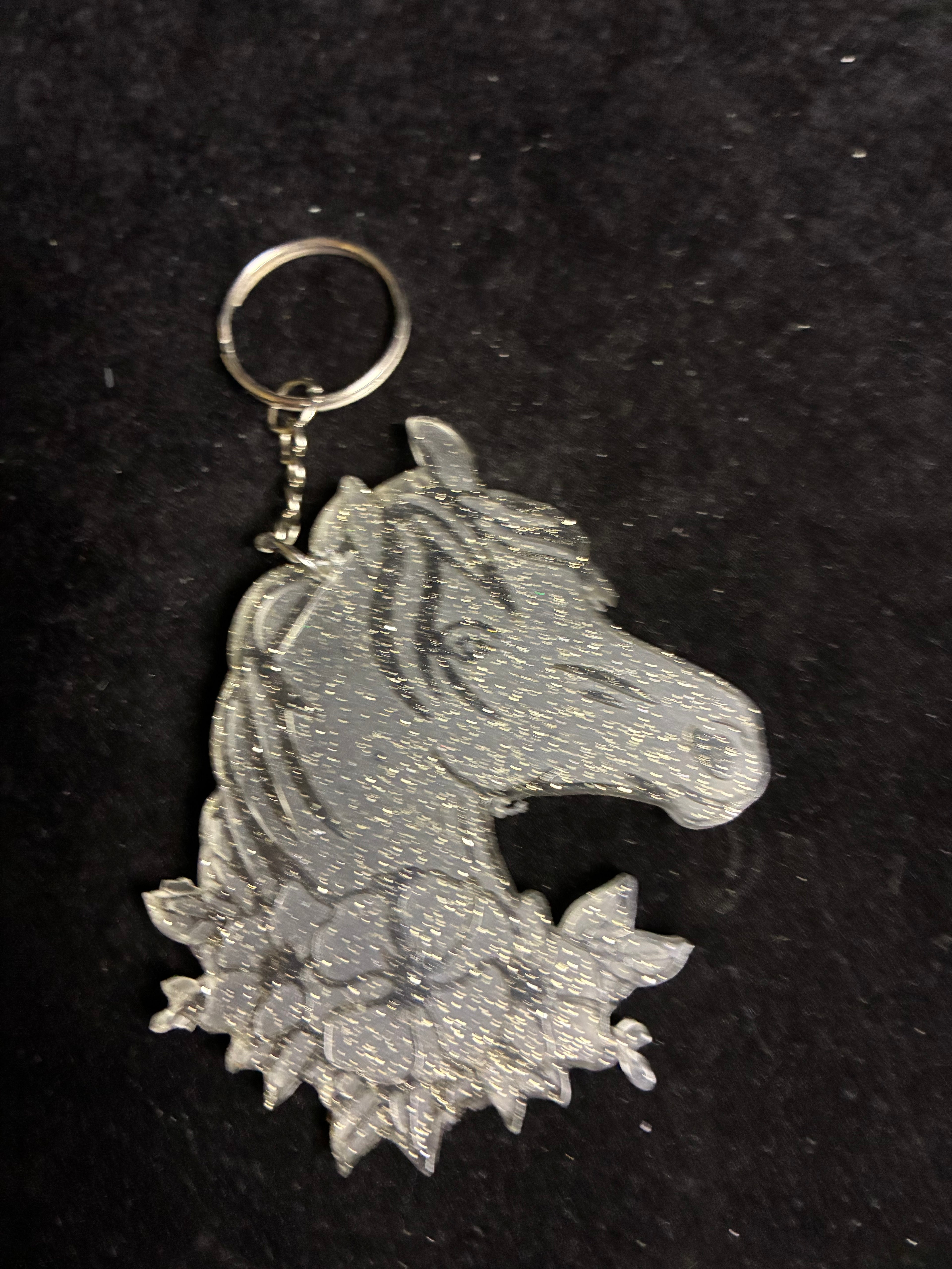 Porte clé cheval LES MERVEILLES DE SONIA