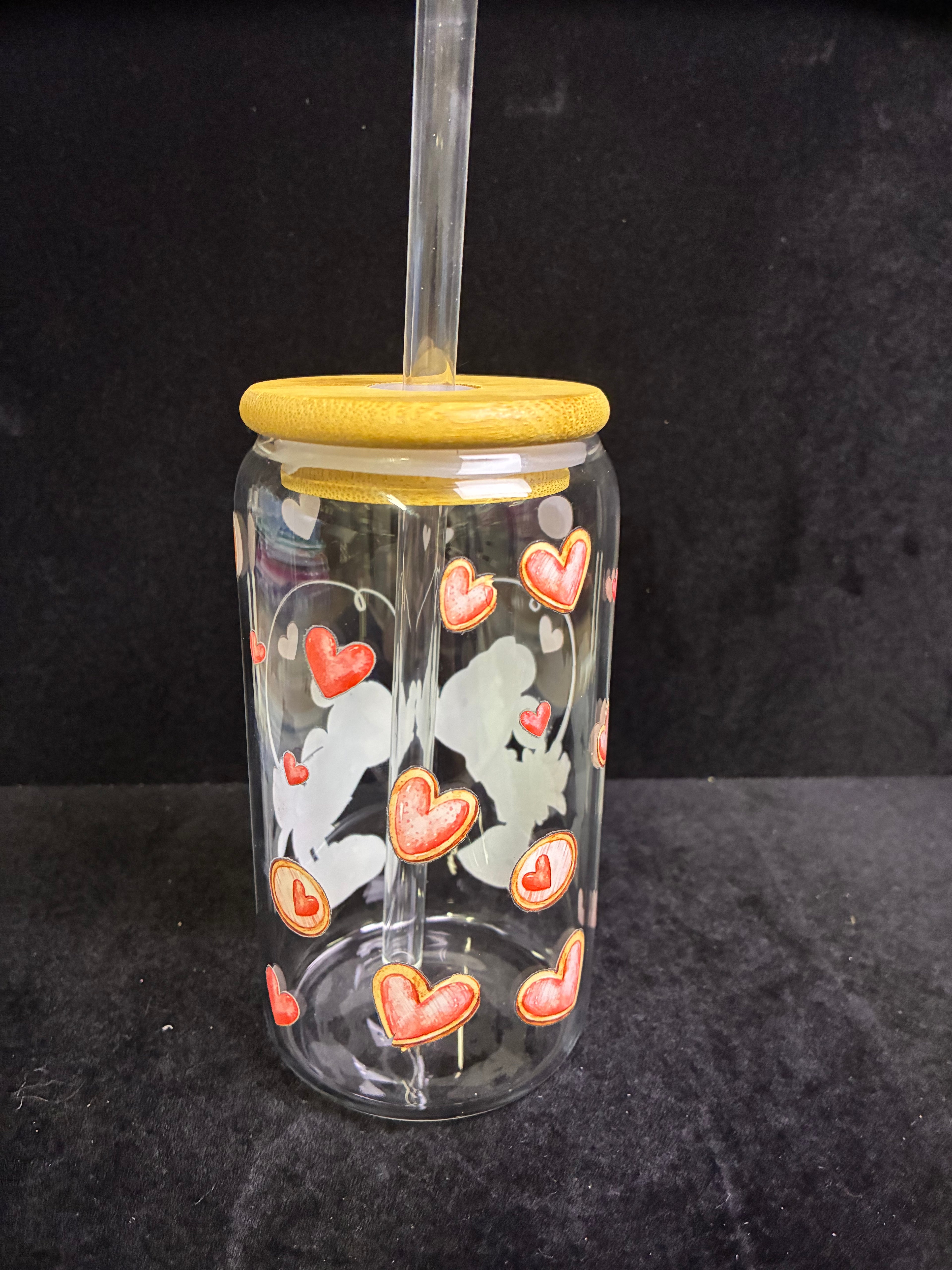 Verre michey Minnie verre paille en verre LES MERVEILLES DE SONIA