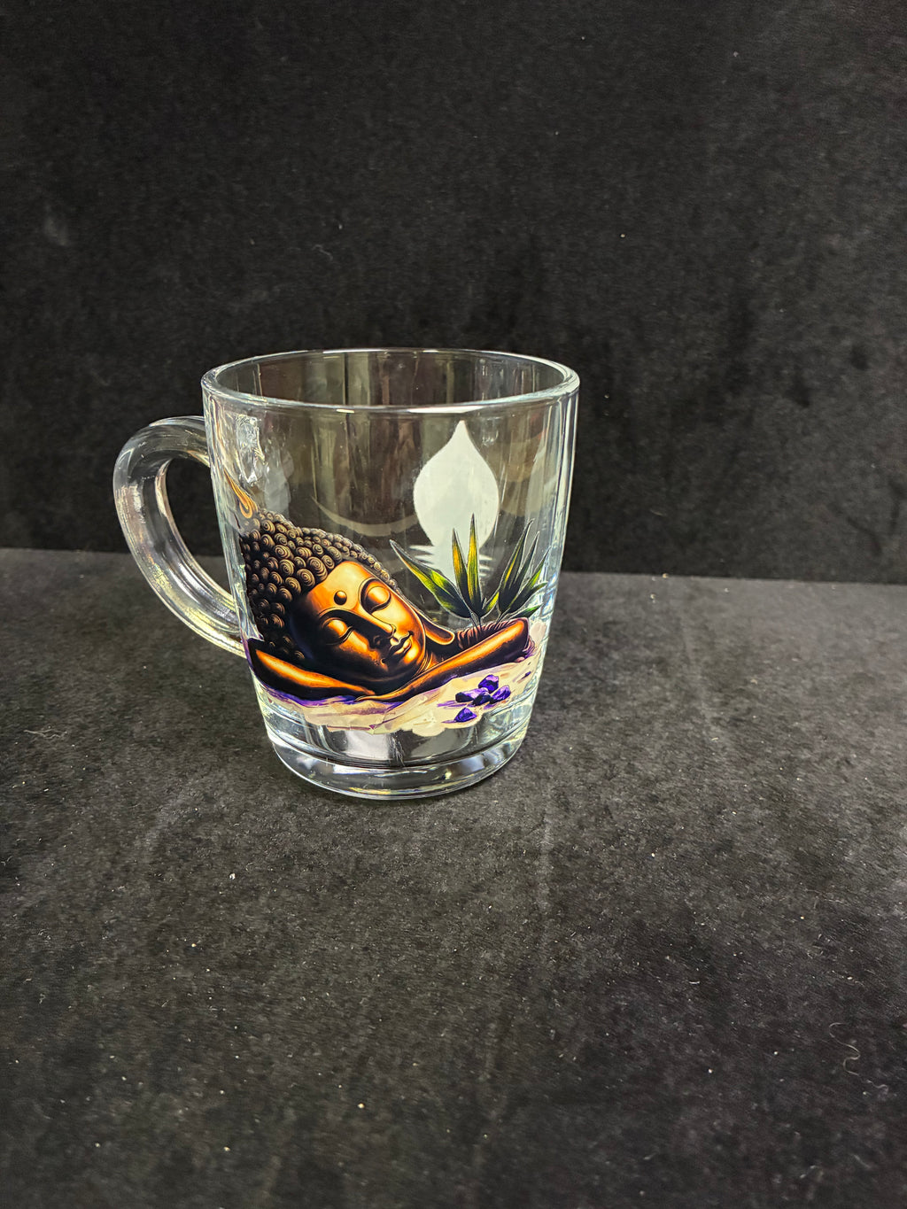 Tasse à café bouddha verre LES MERVEILLES DE SONIA