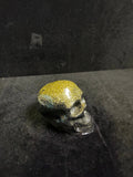 Skull moyen noir et doré LES MERVEILLES DE SONIA