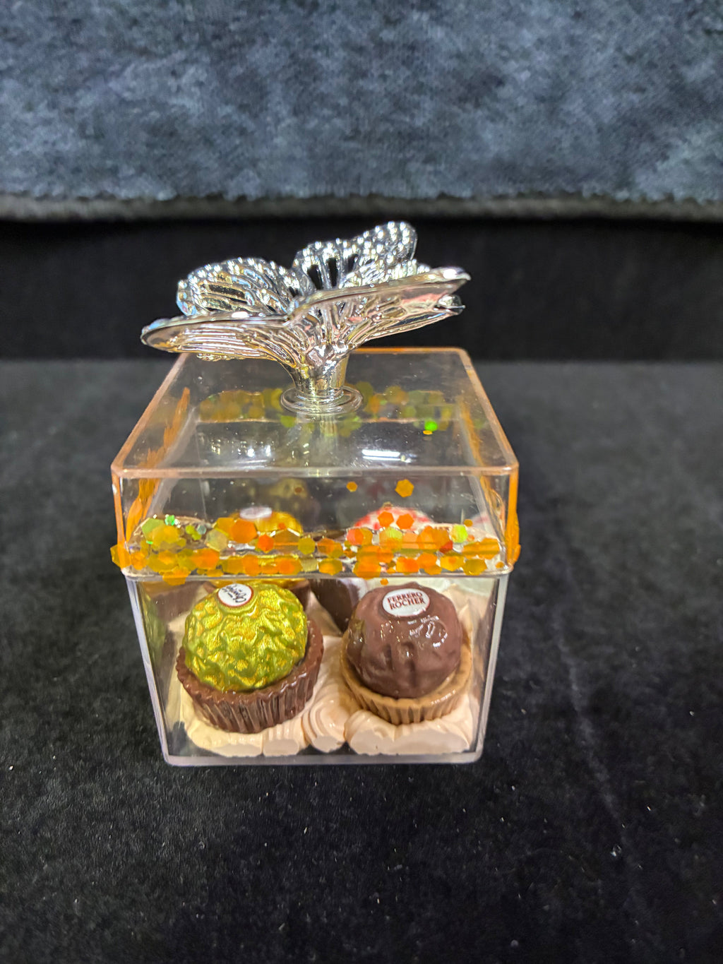 Boîte gourmandise rochers LES MERVEILLES DE SONIA