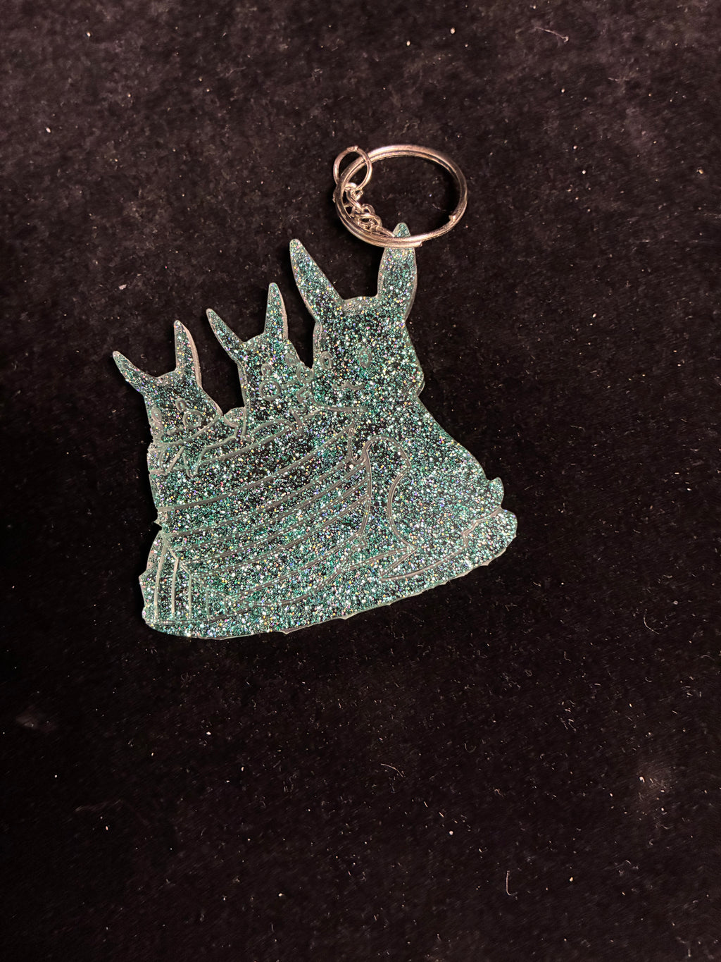 Porte clé lapin LES MERVEILLES DE SONIA