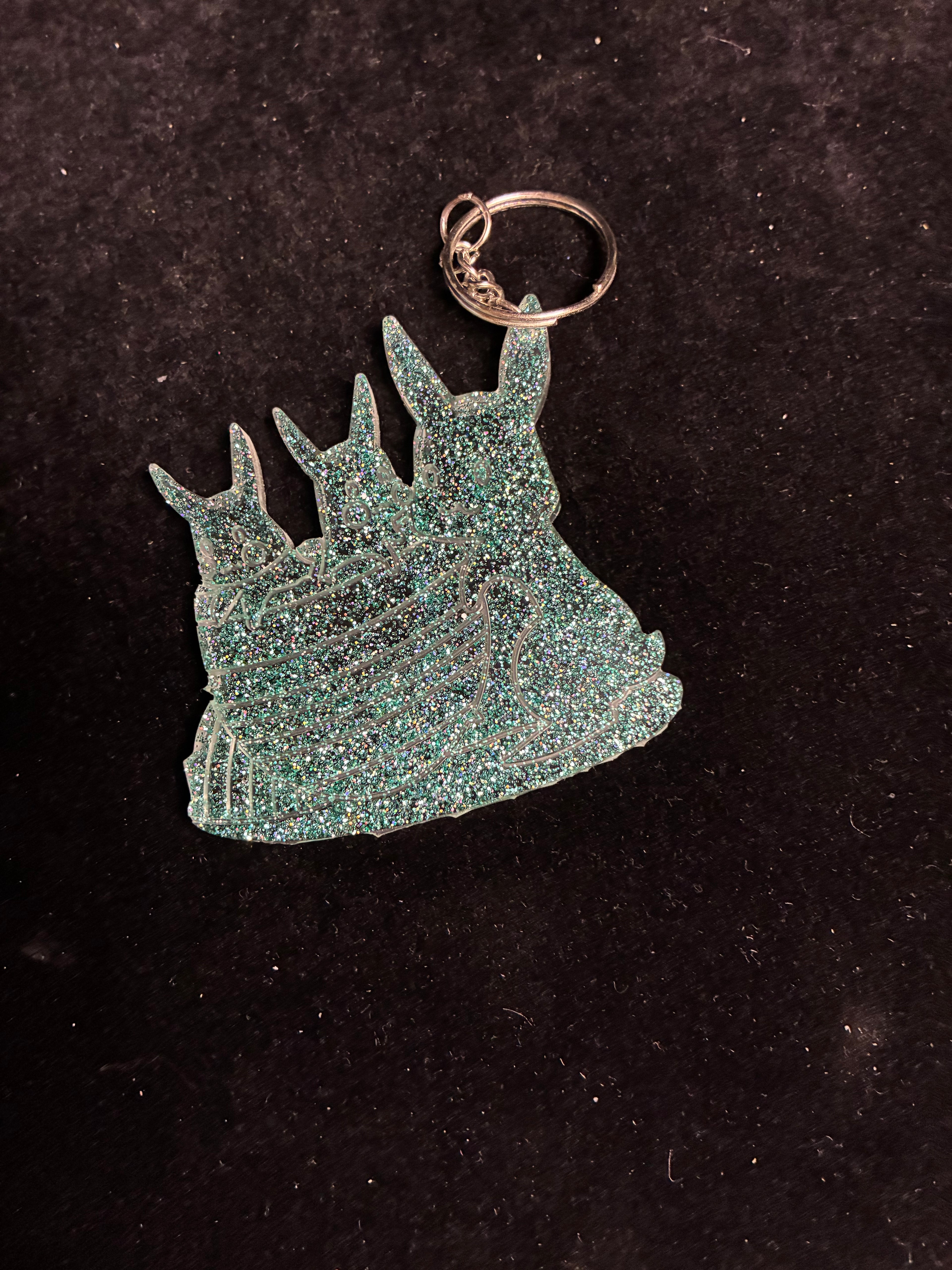 Porte clé lapin LES MERVEILLES DE SONIA
