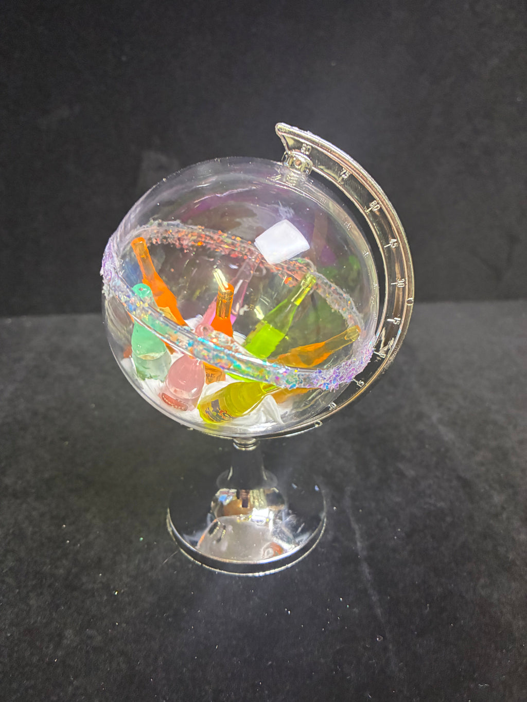 Boule bouteilles multicolores LES MERVEILLES DE SONIA
