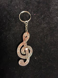Porte clé clef de sol LES MERVEILLES DE SONIA