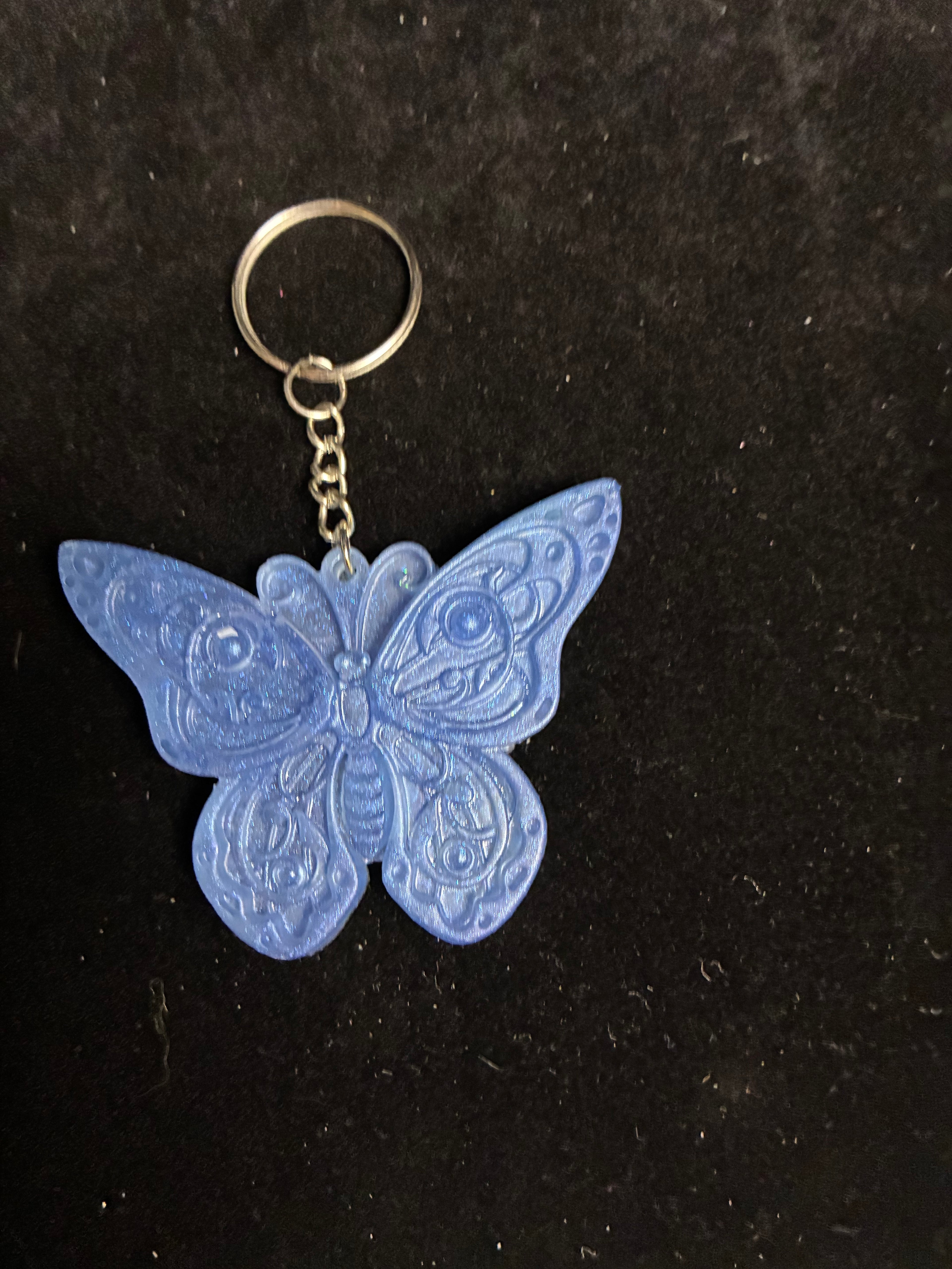 Porte clé papillon LES MERVEILLES DE SONIA