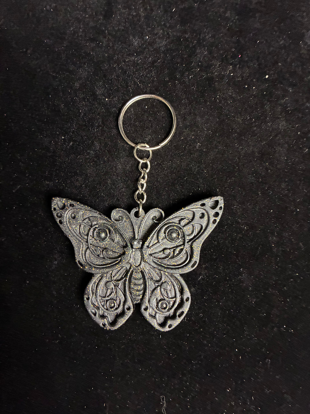 Porte clé papillon LES MERVEILLES DE SONIA