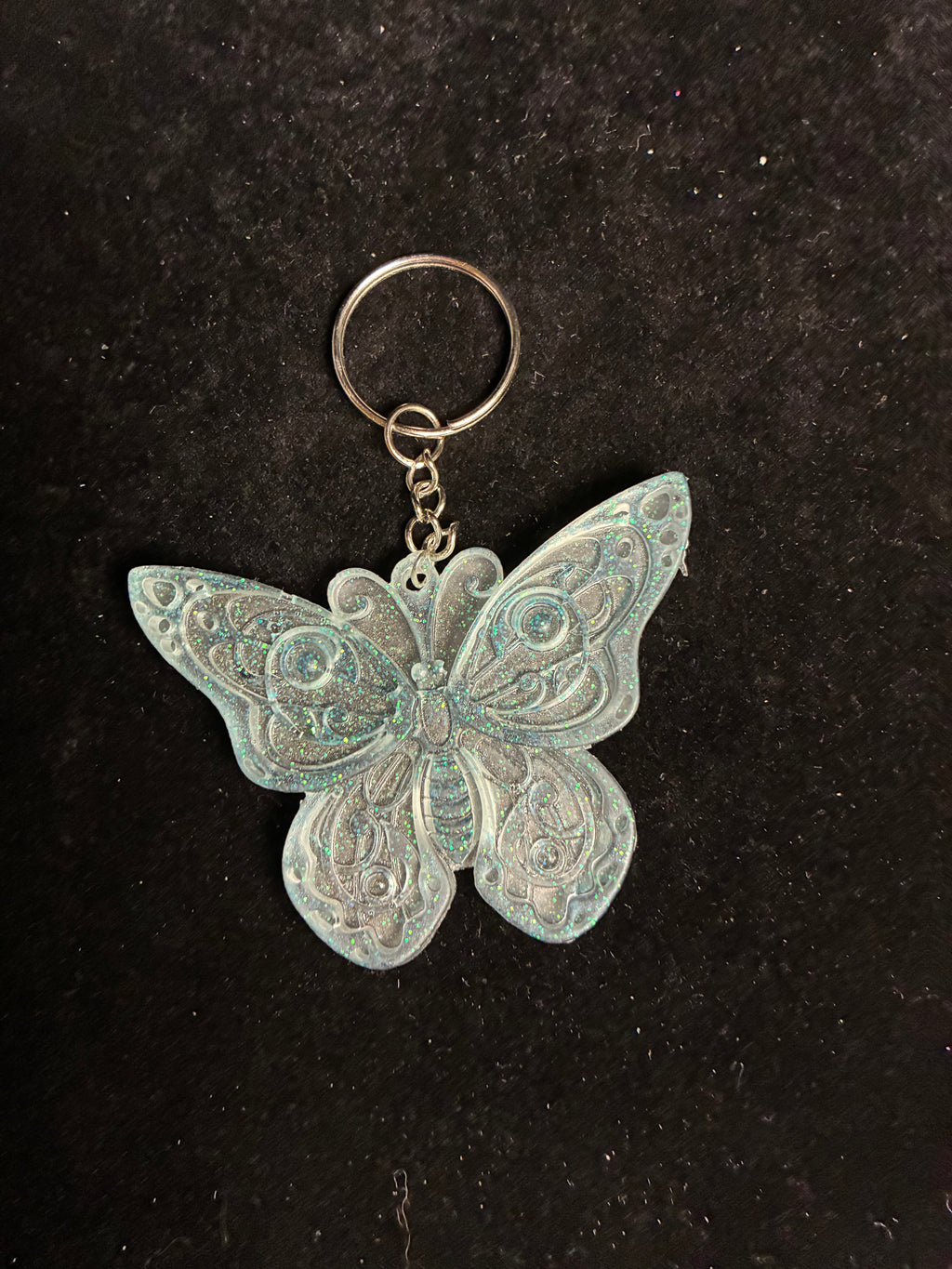 Porte clé papillon LES MERVEILLES DE SONIA