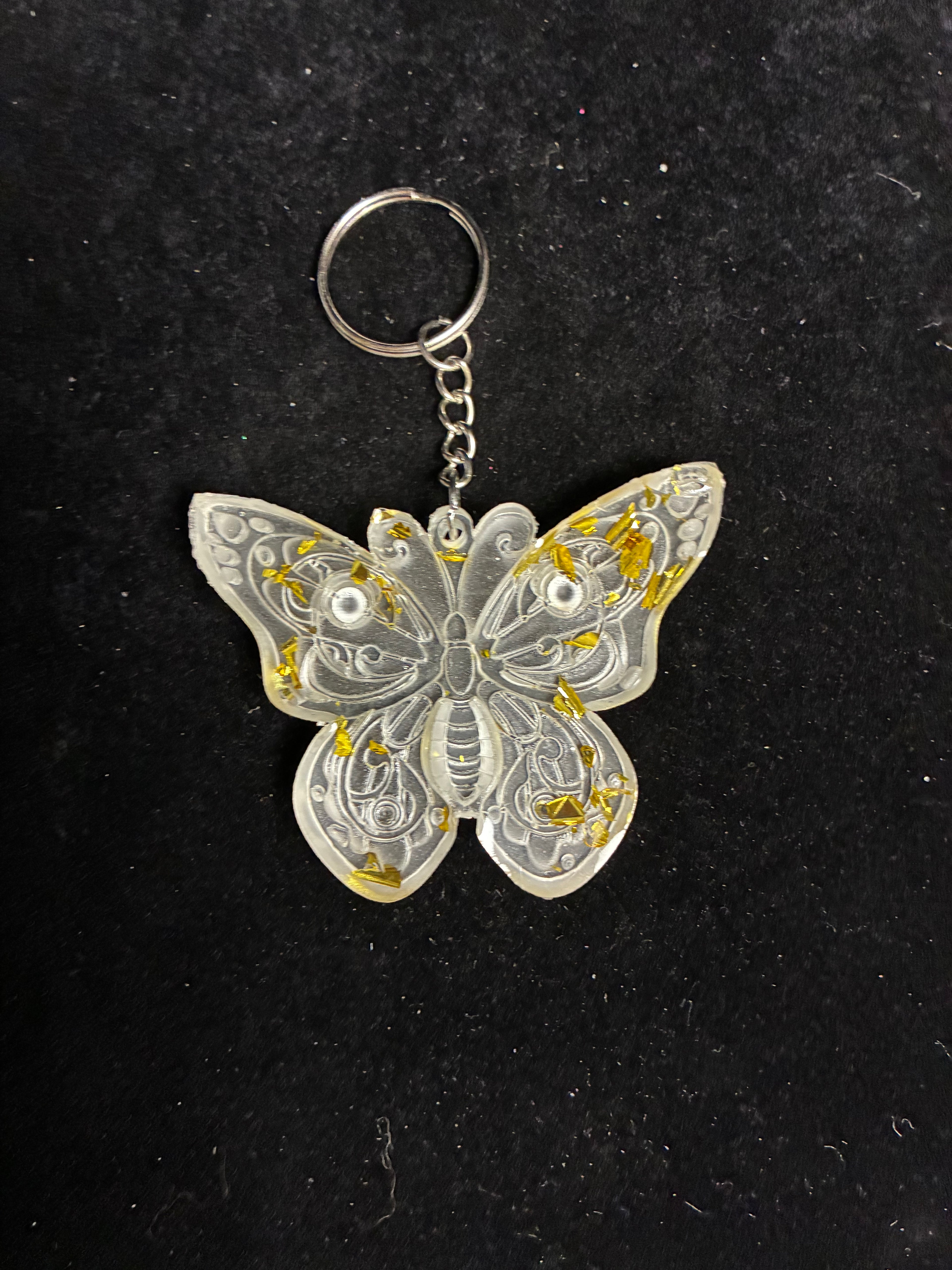 Porte clé papillon LES MERVEILLES DE SONIA