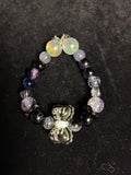 Bracelet noeud Chanel perle de verre ou résine LES MERVEILLES DE SONIA