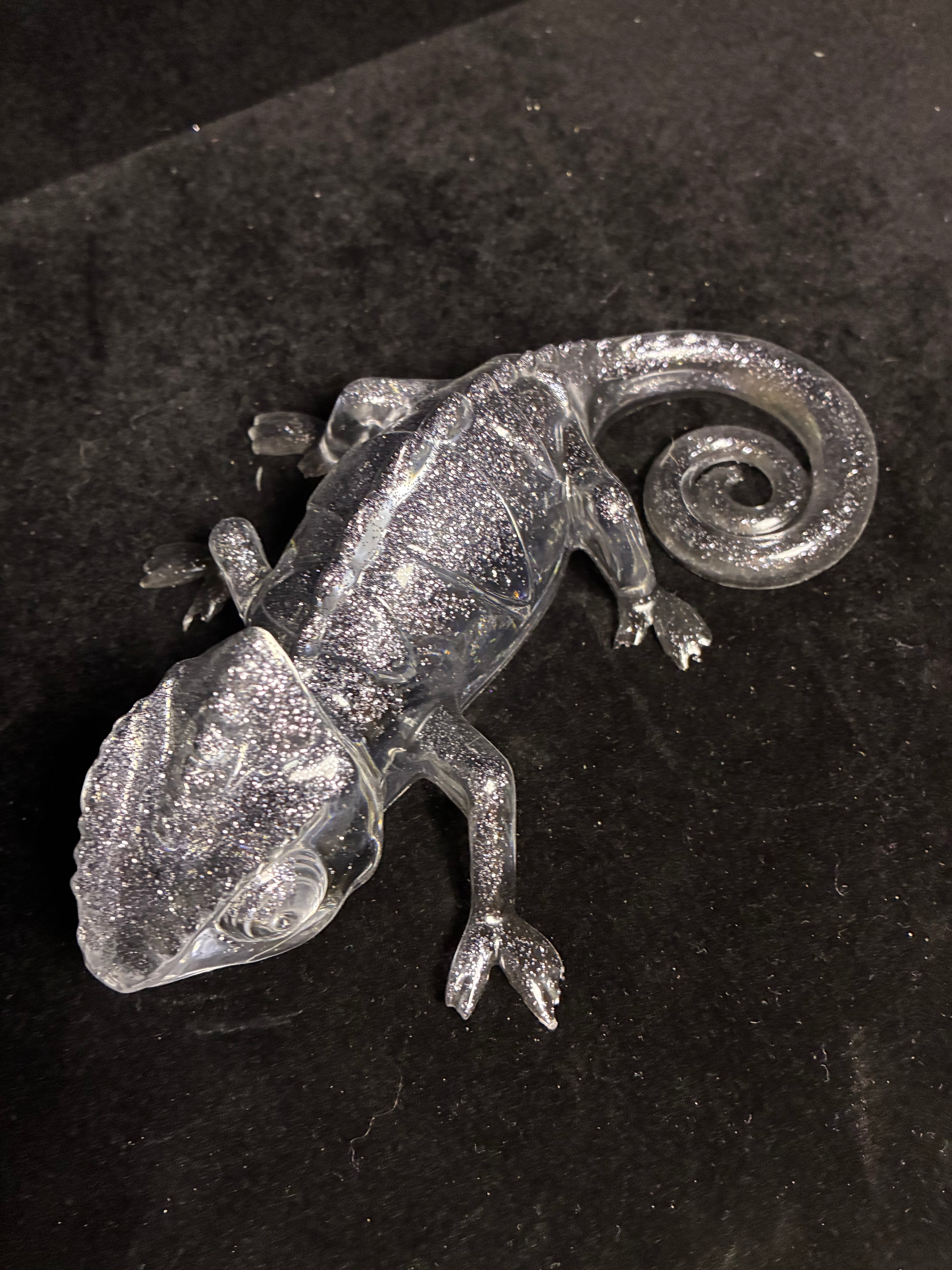 Caméléon gris LES MERVEILLES DE SONIA