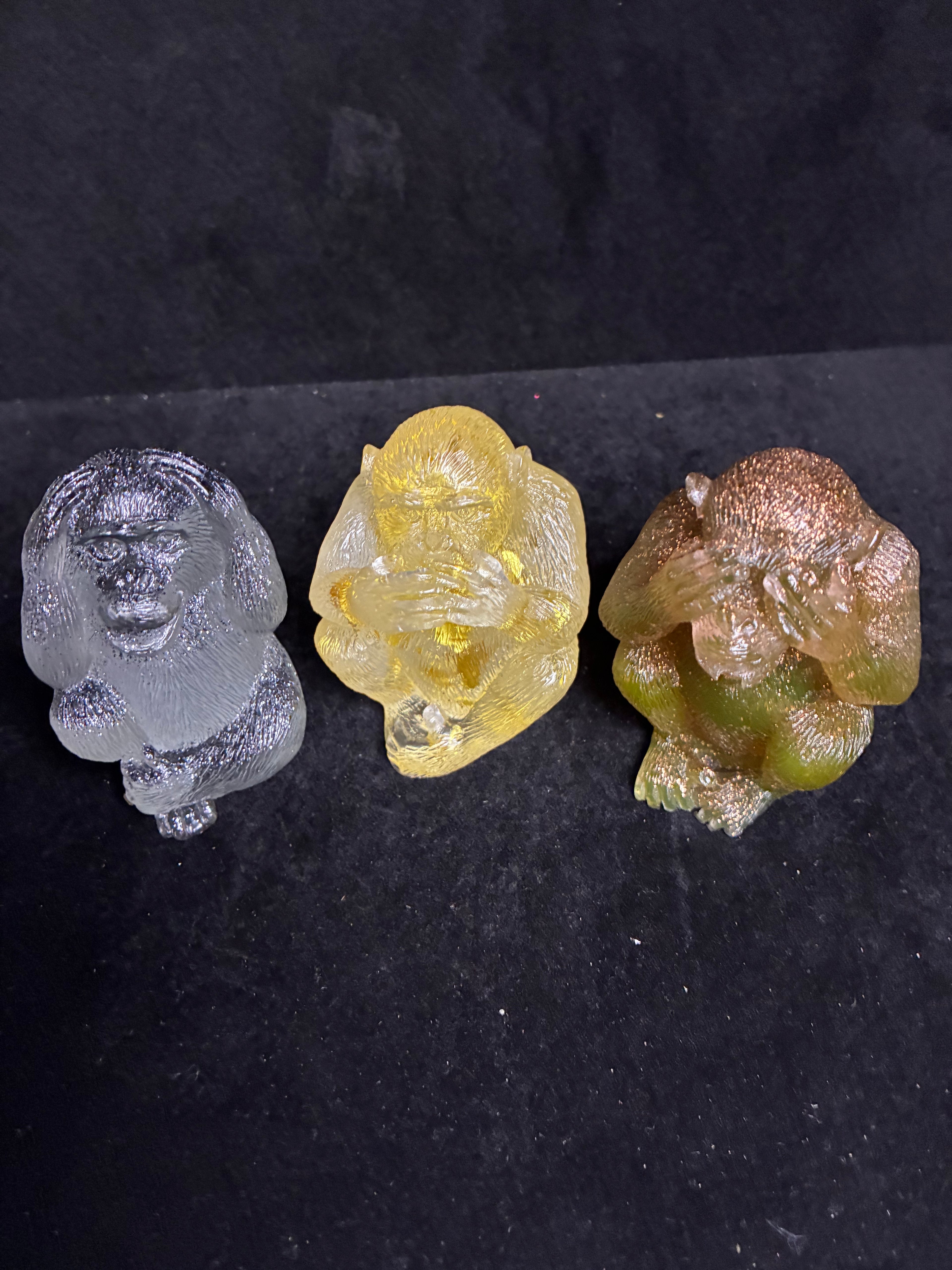 Trio de singe LES MERVEILLES DE SONIA