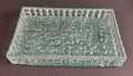 Plateau rectangulaire bleu vert LES MERVEILLES DE SONIA