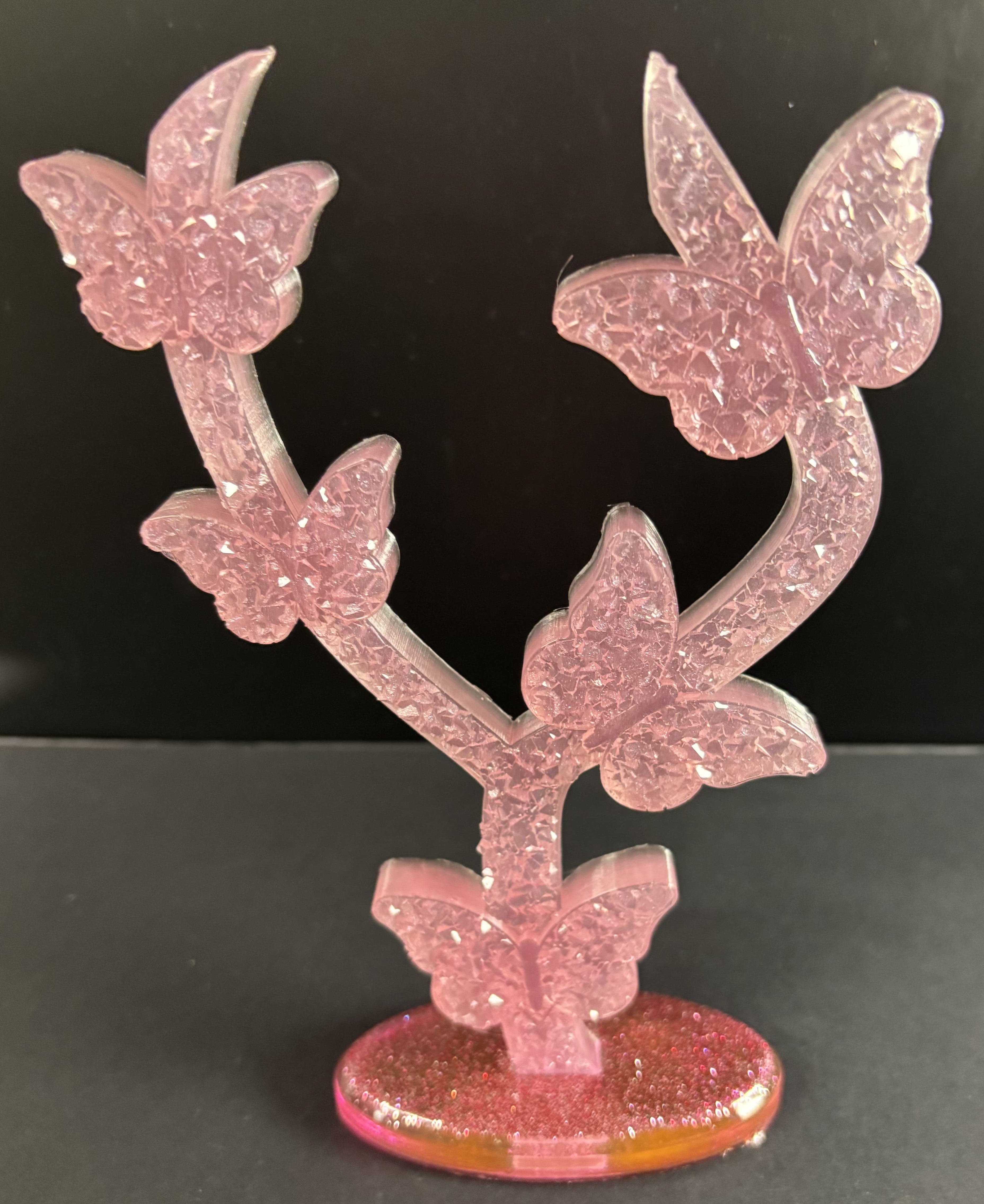 Support branche papillon